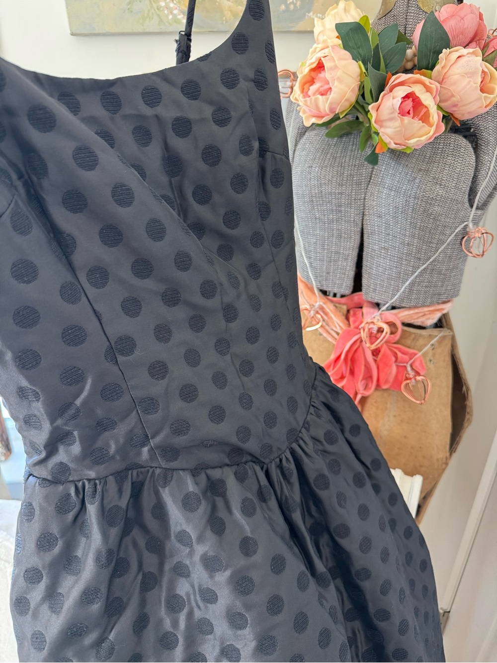 Corey Lynn Calter Valentina Polka Dot Midi Dress NWT - Picture 5 of 16